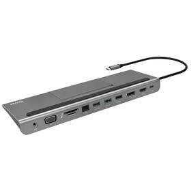 Hub USB UNITEK D1022A interfata USB 3.2 Gen 1 (3.1 Gen 1) Type-C 5000 Mbit/s Grey