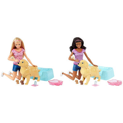 Fisher Price Barbie Newborn Pups Doll & Pets