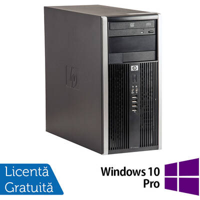 Sistem Desktop Refurbished HP 6300 Tower, Intel Core i7-3770S 3.10GHz, 8GB DDR3, 120GB SSD, DVD-RW + Windows 10 Pro