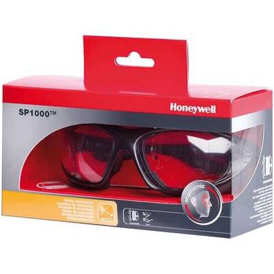 Honeywell Ochelari de protecție SP1000 2G negri cu lentile transparente Dura- Streme