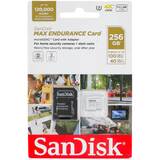 microSD Max Endurance UHS-I U3 V30 Class 10 256GB + adaptor