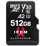 Card de Memorie GOODRAM IRDM microSDXC 512GB V30 UHS-I U3 + adapter