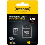 Card de Memorie Intenso microSDXC 128GB Class 10 UHS-I U1 Performance