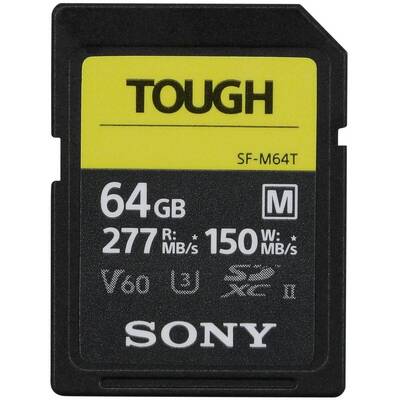 Card de Memorie Sony SDXC M Tough series 64GB UHS-II Class 10 U3 V60