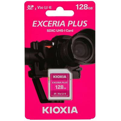 Card de Memorie Kioxia Exceria Plus SDXC 128GB Class 10 UHS-1 U3