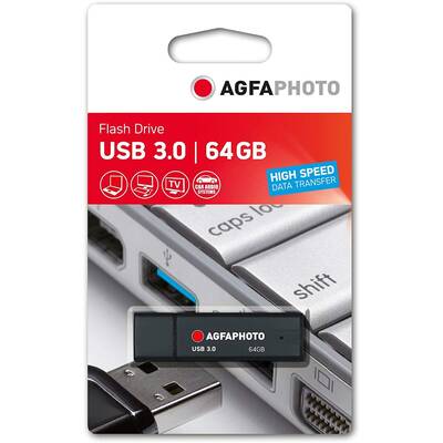Memorie USB AgfaPhoto black 64GB