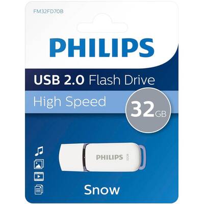 Memorie USB Philips 32 GB Snow Edition, FM032FD70B, USB 2.0, gri