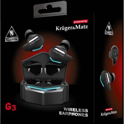 Casti Bluetooth Kruger&Matz G3 TWS negru