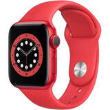 6, Aluminium 40 mm (Product) Red cu (Product) Red Sport Band, GPS + Cellular