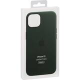 Husa GSM iPhone 13 Leather MagSafe - Sequoia Green