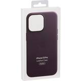 Husa GSM iPhone 13 Pro Leather MagSafe - Dark Cherry