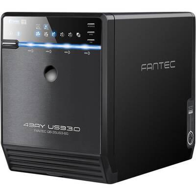 Rack Fantec QB-35US3-6G black 4x3,5  SATA HDD USB3.0 eSATA