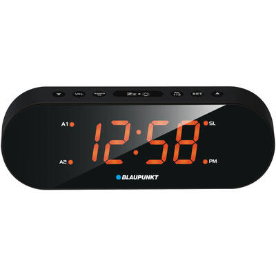 Mini-Sistem Audio Blaupunkt CR6OR- Ceas cu alarmă digital Negru