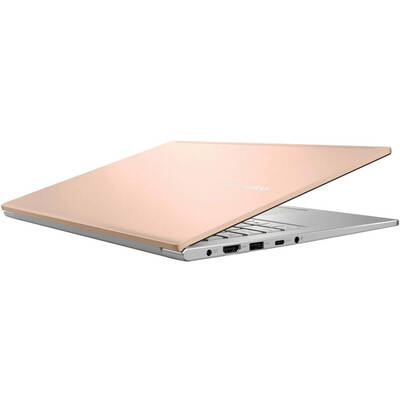 Ultrabook Asus 14'' VivoBook 14 K413EA, FHD, Procesor Intel Core i5-1135G7 (8M Cache, up to 4.20 GHz), 8GB DDR4, 512GB SSD, Intel Iris Xe, No OS, Hearty Gold