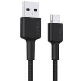 Aukey Cablu Date CB-CA2 OEM USB cable 2 m USB 3.2 Gen 1 (3.1 Gen 1) USB A USB C Black