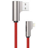 Aukey Cablu Date CB-AL01 Red OEM Cable Quick Charge Lightning-USB | 2m | MFi Apple