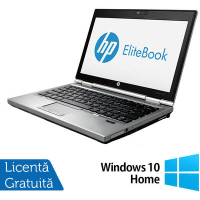 Laptop Laptop HP EliteBook 2570p, Intel Core i5-3320M 2.60GHz, 4GB DDR3, 240GB SSD, Fara Webcam, 12.5 Inch + Windows 10 Home