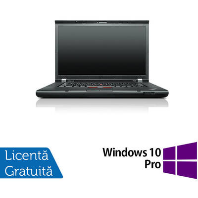 Laptop Laptop LENOVO ThinkPad T530, Intel Core i5-3320M 2.60GHz, 4GB DDR3, 500GB SATA, DVD-RW, 15.6 Inch, Fara Webcam + Windows 10 Pro