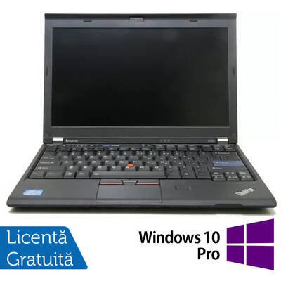 Laptop Laptop LENOVO ThinkPad X220, Intel Core i5-2520M 2.50GHz, 4GB DDR3, 120GB SSD, Webcam, 12.5 Inch + Windows 10 Pro