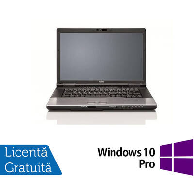 Laptop Laptop FUJITSU SIEMENS E752, Intel Core i5-3210M 2.50GHz, 4GB DDR3, 120GB SSD, DVD-RW, 15.6 Inch, Fara Webcam + Windows 10 Pro