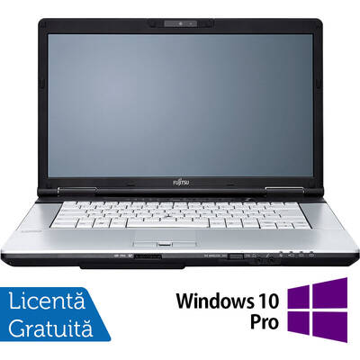 Laptop Laptop FUJITSU SIEMENS E751, Intel Core i5-2520M 2.50GHz, 4GB DDR3, 500GB SATA, DVD-RW, 15.6 Inch, Fara Webcam + Windows 10 Pro
