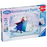 Ravensburger Sisters Always 2 X 24 buc Puzzle Disney Frozen