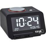 TFA-Dostmann Ceas de Birou 60.2017.01 Homtime Digital Alarm Clock