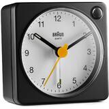 BRAUN Ceas de Birou BC 02 XBW quartz alarm black / white with light switch