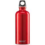 Water Bottle alu Traveller 0,6L red