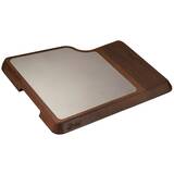 cutting Board HL 200-250 beech wood and Stainless Steel