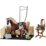 Schleich Jucarie Horse Club 42438 Washing Area with Emily & Luna