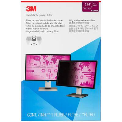 3M Accesoriu Monitor HC236W9B Privacy Filter High Clarity f Desktops 23,6