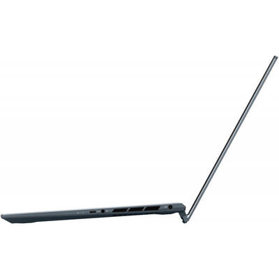 Ultrabook Asus 15.6'' ZenBook Pro 15 OLED UM5500QE, FHD Touch, Procesor AMD Ryzen 7 5800H (16M Cache, up to 4.4 GHz), 16GB DDR4X, 1TB SSD, GeForce RTX 3050 Ti, Win 11 Pro, Pine Grey