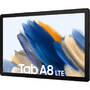 Tableta Samsung Galaxy Tab A8, 10.5 inch Multi-touch, Cortex A75-A55 Octa Core 2GHz, 3GB RAM, 32GB flash, Wi-Fi, Bluetooth, GPS, LTE, Android 11, Gray