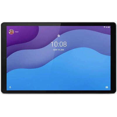 Tableta Lenovo Tab M10 (2nd Gen), 10.1 inch Multi-touch, Snapdragon 450 1.8GHz Octa Core, 4GB RAM, 64GB flash, Wi-Fi, Bluetooth, GPS, Android 9.0, Iron Grey