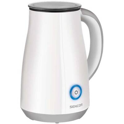 SENCOR Aparat spumare si incalzire lapte 2in1 Milk Frother S-SMF2020WH,100/200 ml, 450 W, 230 V AC, 50 Hz