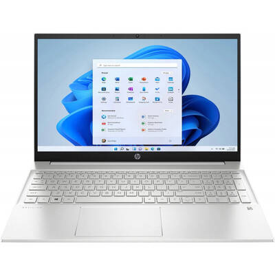 Laptop HP 15.6'' Pavilion 15-eh1003nq, FHD IPS, Procesor AMD Ryzen 7 5700U (8M Cache, up to 4.3 GHz), 16GB DDR4, 512GB SSD, Radeon, Win 11 Home, Natural Silver