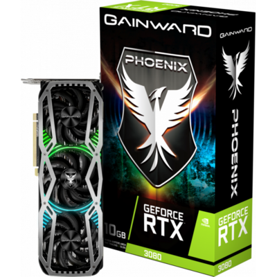 Placa Video GAINWARD GeForce RTX 3080 Phoenix LHR 12GB GDDR6X 384-bit