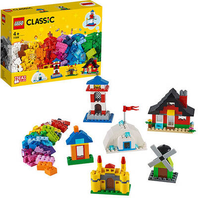 LEGO Classic - Caramizi si case 11008, 270 piese