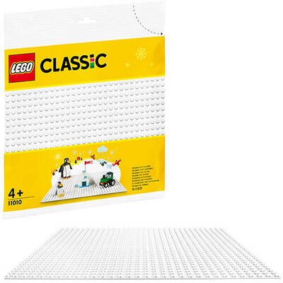 LEGO Classic Placa de baza alba 11010