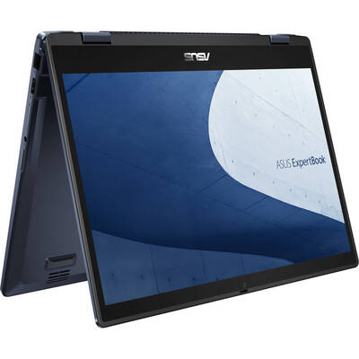 Ultrabook Asus 14'' ExpertBook B3 Flip B3402FEA, FHD Touch, Procesor Intel Core i5-1135G7 (8M Cache, up to 4.20 GHz), 16GB DDR4, 512GB SSD, Intel Iris Xe, Win 10 Pro, Star Black