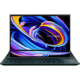 15.6'' ZenBook Pro Duo 15 OLED UX582ZM, UHD OLED Touch, Procesor Intel Core i9-12900H (24M Cache, up to 5.00 GHz), 32GB DDR5, 1TB SSD, GeForce RTX 3060 6GB, Win 11 Pro, Celestial Blue