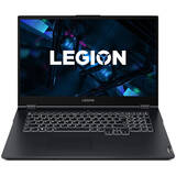 Gaming 17.3'' Legion 5 17ITH6H, FHD IPS 144Hz, Procesor Intel Core i5-11400H (12M Cache, up to 4.50 GHz), 8GB DDR4, 512GB SSD, GeForce RTX 3060 6GB, No OS, Phantom Blue