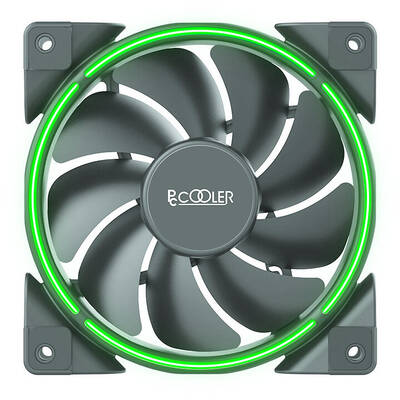 PCCOOLER Ventilator CORONA GREEN 120