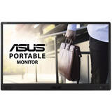 Monitor Asus LED Portabil MB166C 15.6 inch FHD IPS 5 ms Black