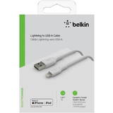 BELKIN Cablu Date Lightning Cable 1m, coated, mfi cert, white