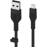 BELKIN Cablu Date Flex Lightning/USB-A 1m mfi cert., black CAA008bt1MBK