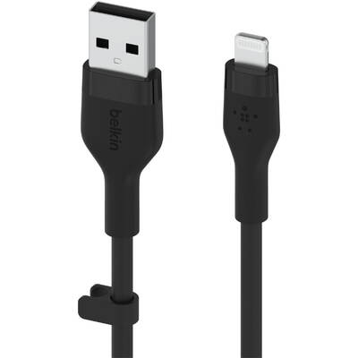 BELKIN Cablu Date Flex Lightning/USB-A 2m mfi cert., black CAA008bt2MBK