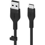 BELKIN Cablu Date Flex USB-A/USB-C to 15W 3m mfi. cert. black CAB008bt3MBK