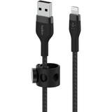 BELKIN Cablu Date Flex Lightning/USB-A 2m mfi cert., black CAA010bt2MBK